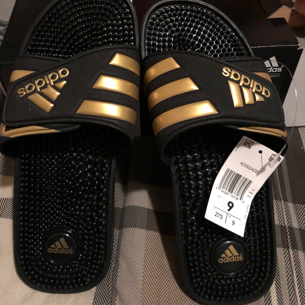 new limited authentic adidas gold unisex